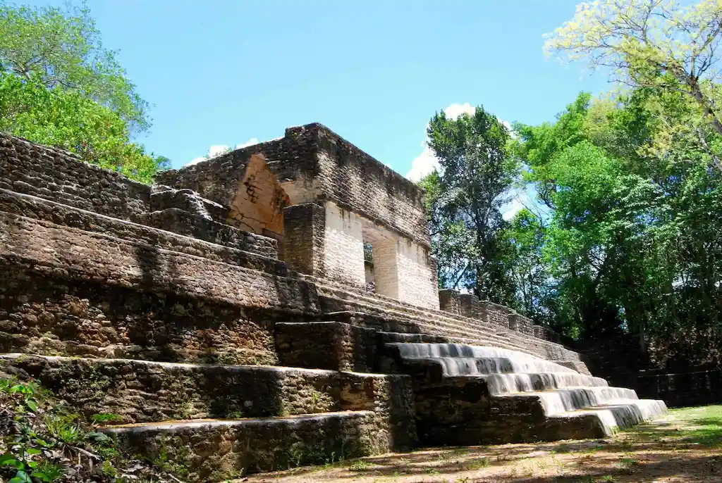 Cahal Pech Maya ruins near San Ignacio on the Xunantunich and Cahal Pech tour