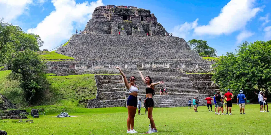 El Castillo at Xunantunich on a guided tour from San Ignacio, Belize